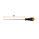 DESARMADOR CABINET 3/16' X 8' MANGO COMFORT GRIP, TRUPER