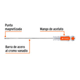 DESARMADOR PLANO TIPO CABINET 3/16' X 8'