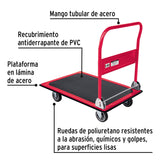 CARRITO DE CARGA PLEGABLE TIPO PLATAFORMA 300 KG