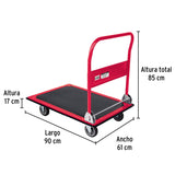 CARRITO DE CARGA PLEGABLE TIPO PLATAFORMA 300 KG