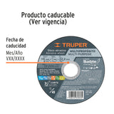 DISCO TIPO 1 PARA CORTE MULTIPROPÓSITO LÍNEA SABLE 4-1/2'
