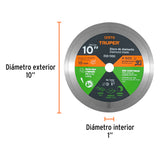 DISCO DIAMANTE CONTINUO 10' USO GENERAL