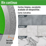 DISCO DIAMANTE CONTINUO 10' USO GENERAL