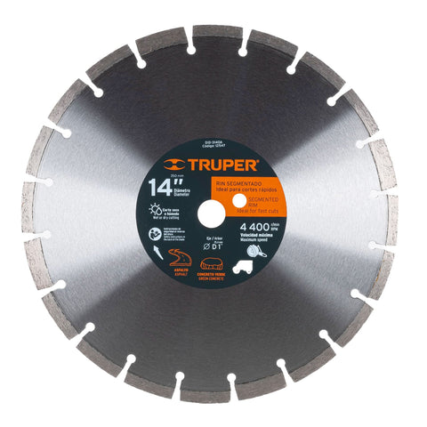 DISCO DE DIAMANTE, 14' PARA ASFALTO