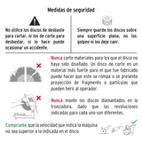 DISCO DIAMANTE 9' RIN SEGMENTADO USO GRA