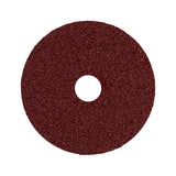 DISCO DE LIJA 4-1/2',RESP FIBRA,GRANO 24 POR CAJA C/5 PZ