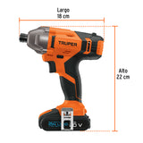 DESTORNILLADOR DE IMPACTO 1/4 DE 20V UNA BAERIA ION LITIO