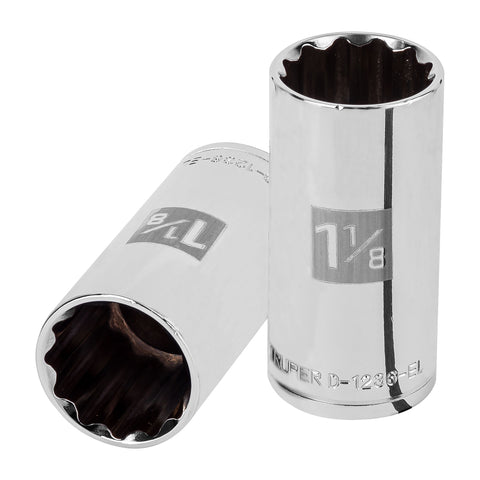 DADO LGO CUADRO 1/2' ESTRIADO STD 1-1/8'