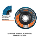 DISCO LAMINADO, 4-1/2', GRANO 40, CENTRO 7/8'