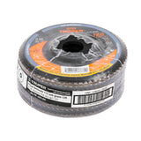 DISCO 4 1/2 LAMINADO RESP PLASTICO, GRANO 120, CENTRO 7/8, TRUPER