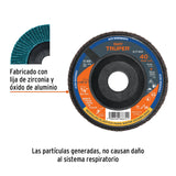 DISCO 4-1/2' LAMINADO RESPALDO PLASTICO GRANO 40 CENTRO 7/8'
