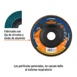 DISCO 4-1/2' LAMINADO RESPALDO PLASTICO GRANO 60 CENTRO 7/8'