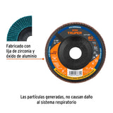 DISCO 4-1/2' LAMINADO RESPALDO PLASTICO GRANO 80 CENTRO 7/8'
