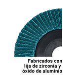 DISCO 7' LAMINADO RESPALDO PLASTICO GRANO 120 CENTRO 7/8'