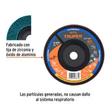 DISCO 7' LAMINADO RESPALDO PLASTICO GRANO 80 CENTRO 7/8'