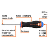 DESARMADOR PUNTA PHILLIPS, 1/8' MANGO COMFORT GRIP,2X2-1/2'