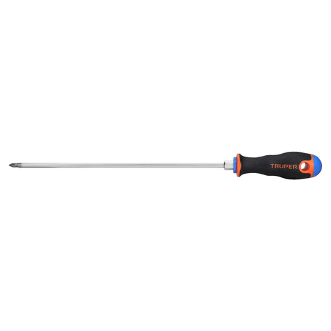 DESARMADOR DE CRUZ 3/16' X 10' MANGO COMFORT GRIP, TRUPER