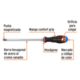 DESARMADOR DE CRUZ 3/8' X 8' MANGO COMFORT GRIP, TRUPER