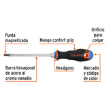 DESARMADOR DE CRUZ 5/16' X 6' MANGO COMFORT GRIP, TRUPER