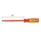 DESARMADOR DIELICTRICO PLANO 1/4' X 6', TRUPER