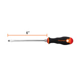 DESARMADOR PLANO 3/16' X 6' MANGO COMFORT GRIP, TRUPER