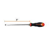 DESARMADOR PLANO 3/8' X 8' MANGO COMFORT GRIP, TRUPER