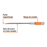 DESARMADOR PLANO BARRA REDONDA 3/8'X8'