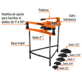 DOBLADOR DE TUBO HIDRAULICO, 12 TON, HORIZONTAL, TRUPER