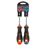 DUO DE DESARMADORES 1/4X4 MANGO CONFORT GRIP, TRUPER