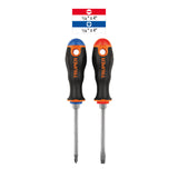 DUO DE DESARMADORES 1/4X4 MANGO CONFORT GRIP, TRUPER