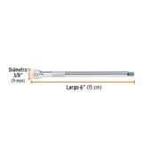 EXTENSIÓN DE 6' PARA MATRACA PARA DADOS CUADRO 1/4'