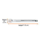 EXTENSIÓN DE 6' PARA MATRACA PARA DADOS CUADRO 3/8'