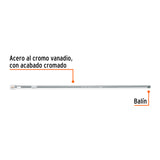 EXTENSIÓN DE 20' PARA MATRACA PARA DADOS CUADRO 1/2'