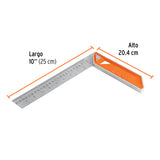 ESCUADRA PARA CARPINTERO 12' ACERO INOX