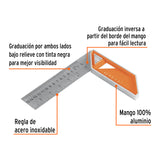 ESCUADRA PARA CARPINTERO 6' ACERO INOX
