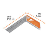 ESCUADRA PARA CARPINTERO 6' ACERO INOX