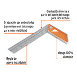 ESCUADRA PARA CARPINTERO 8' ACERO INOX