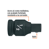 EXTENSISN CUADRO 1/2' DE IMPACTO, LARGO 2', TRUPER