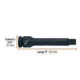 EXTENSISN CUADRO 1/2' DE IMPACTO, LARGO 5', TRUPER