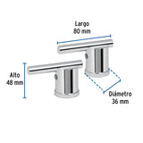 JUEGO DE 2 MANERALES PARA LAVABO Y FREGADERO, ELEMENT