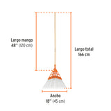 ESCOBA METAL/PLASTICO 22 DIENTES C/MANGO