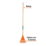 ESCOBA PLASTICA 15 DIENTES PARA NIÑO