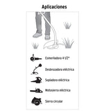 EXTENSISN ELICTRICA USO RUDO 10 M 2X16 AWG PARA 1 CLAVIJA