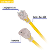 EXTENCION REFORZADA ATERRIZADA 10M CALIBRE 14