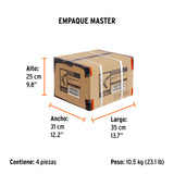 ESMERILADORA ANGULAR 4-1/2' 1100 W, ERGO PRO, TRUPER