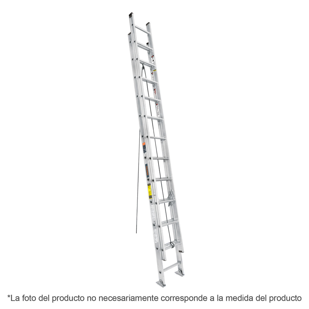 ESCALERA DE EXTENSIÓN, 16', TIPO III