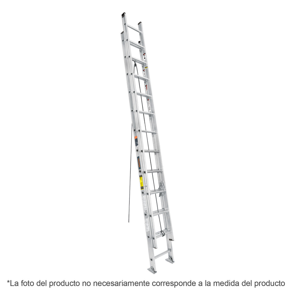 ESCALERA DE EXTENSIÓN, 20', TIPO III