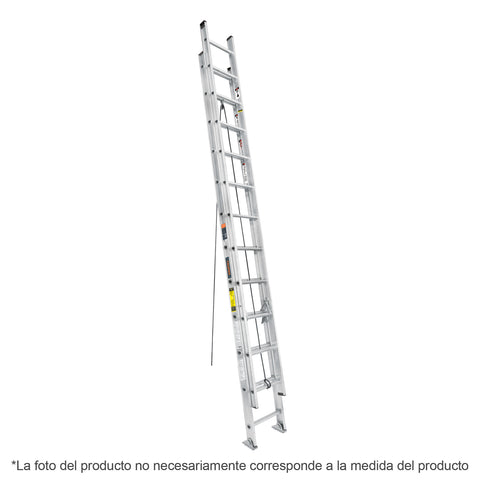 ESCALERA DE EXTENSIÓN, 20', TIPO III
