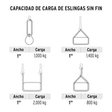 ESLINGA REDONDA SIN FIN 1 TON X 2 M, TRUPER