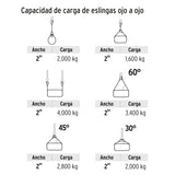 ESLINGA OJO A OJO DE 2' X 10 M, TRUPER